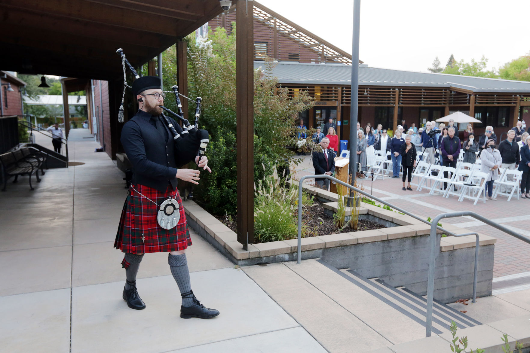 Sept. 11 20th anniversary ceremonies in the Napa Valley